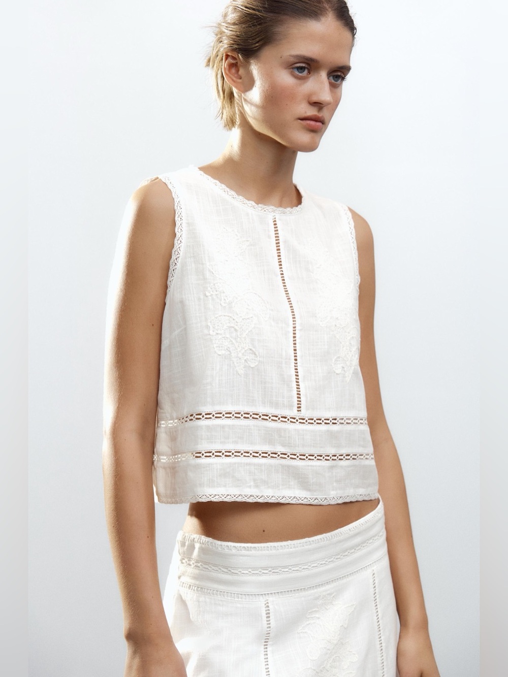 ZW Collection Embroidered Top